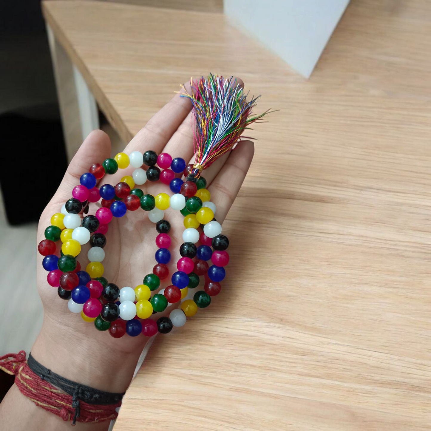 Mix Agate Mala 8MM 108+1 Beads Lab Certified | Malawala