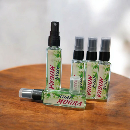 Mogra Spray Attar – 25ML | Best Natural Fragrance Itra | Alcohol-Free | Ideal for Daily & Spiritual Use – Malawala