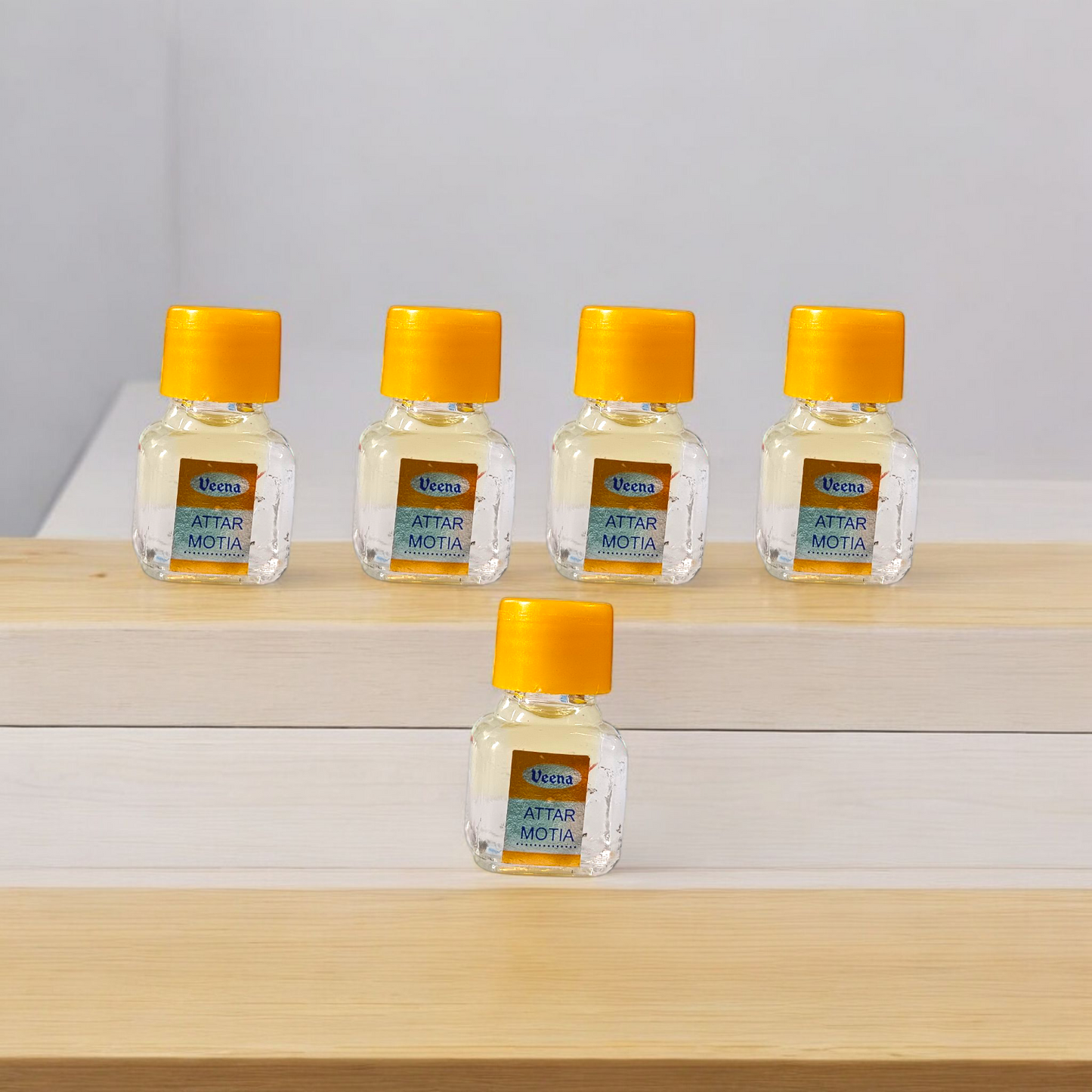 Motia Attar Set of 4 – 2ML | Premium Perfume by Veena for a Fresh & Elegant Fragrance – Malawala