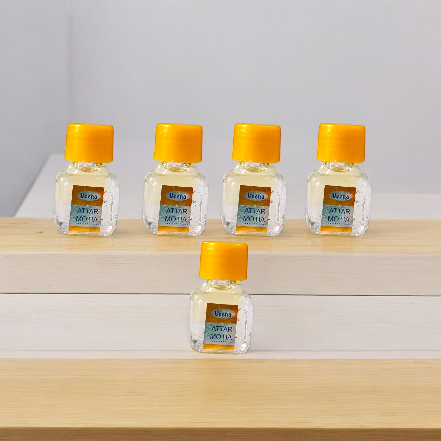Motia Attar Set of 4 – 2ML | Premium Perfume by Veena for a Fresh & Elegant Fragrance – Malawala
