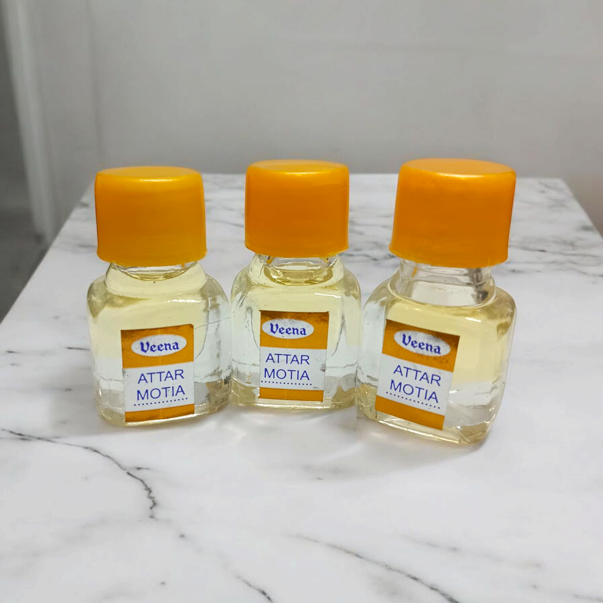 Motia Attar Set of 4 – 2ML | Premium Perfume by Veena for a Fresh & Elegant Fragrance – Malawala