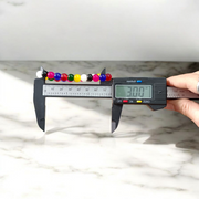 Multicolor 8mm Natural Agate Beads Bracelet – Stretchable Mix Hakik Stone Jewelry by MalaWala