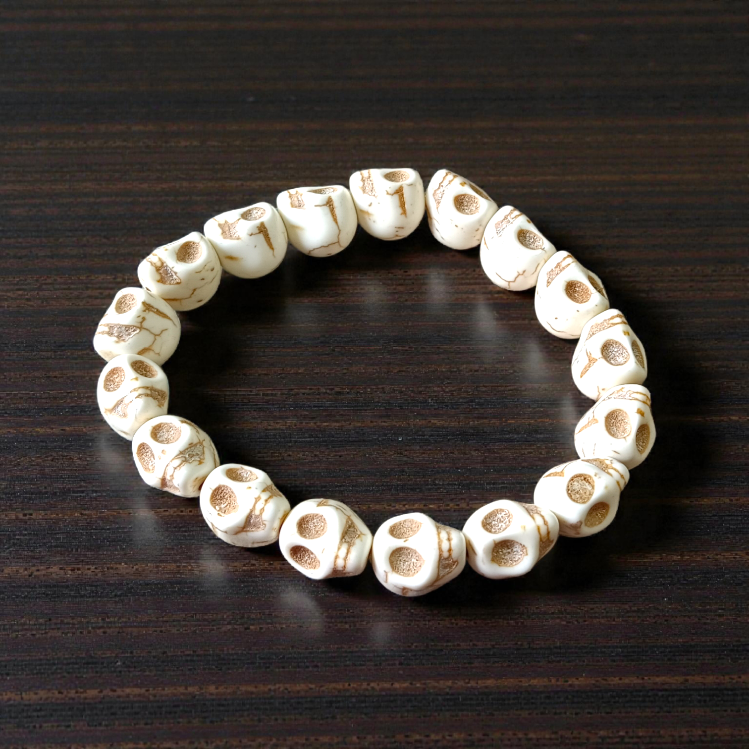 Nar Mund 12mm premium bead stretchable bracelet for meditation and spiritual practices