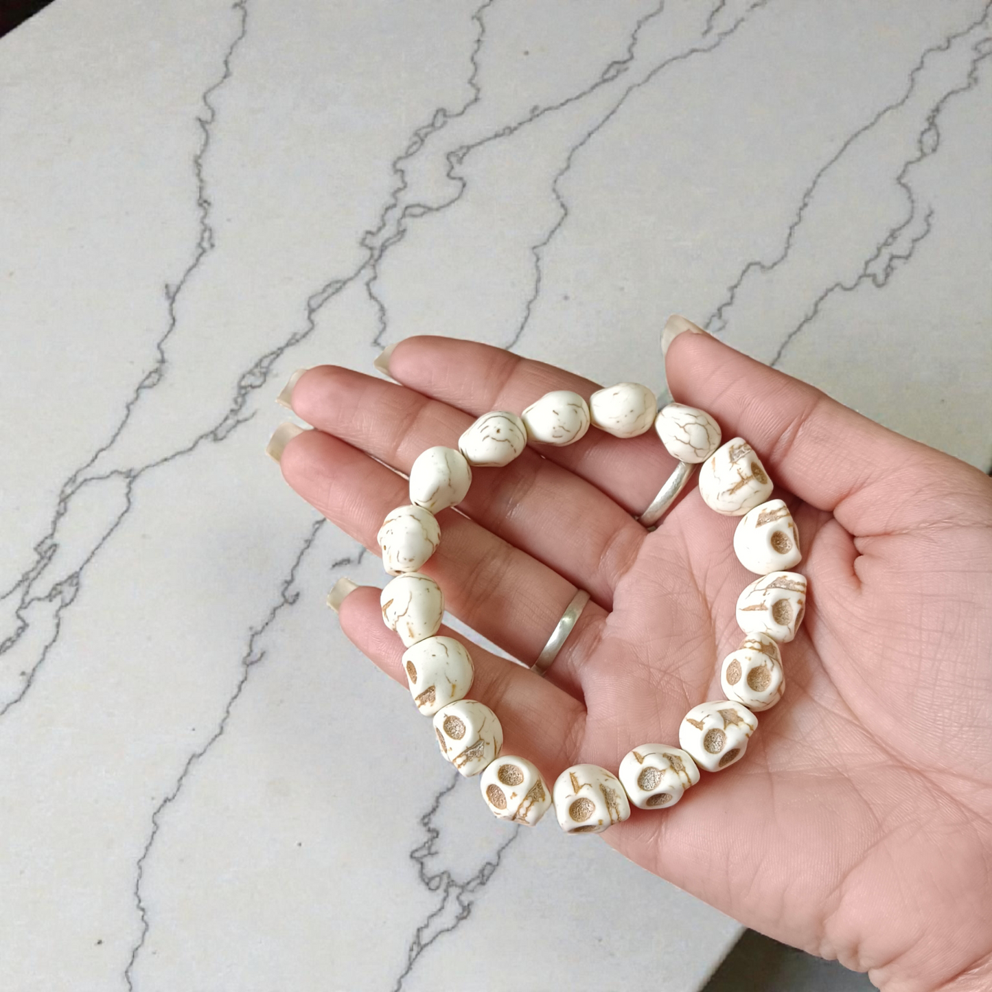 Nar Mund 12mm premium bead stretchable bracelet for meditation and spiritual practices