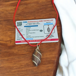 Narmadeshwar Shivling Pendant - Natural Narmadeshwar Stone for Blessings & Spiritual Growth with Lab Certificate - Malawala