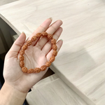 Natural 3 Mukhi Rudraksha Bracelet with 11mm Beads – Stretchable and Lab Certified Spiritual Accessory