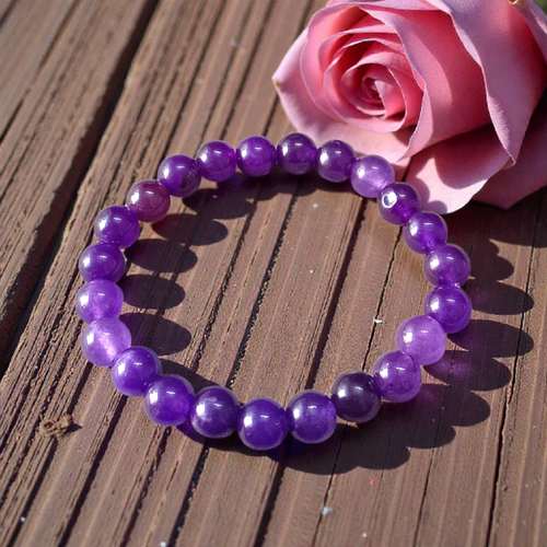 Natural Amethyst Bracelet | Elegant and Durable Bracelet | Lab Certified | Benefits Spiritual Awareness, Stress Relief, Mental Clarity