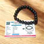 Natural Black Tourmaline Bracelet - Natural Black Tourmaline for Protection & Grounding with Lab Certificate - Malawala
