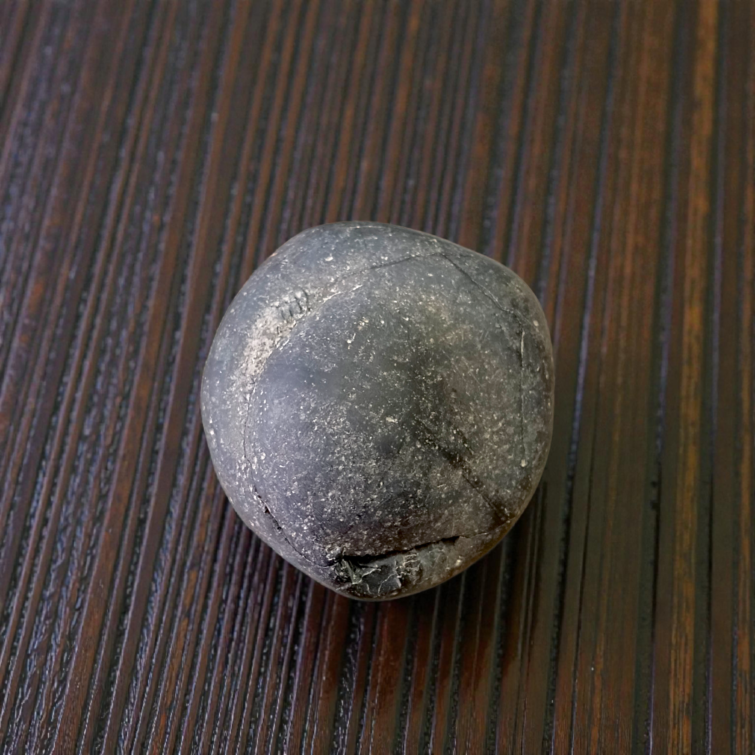 Natural Chakra Shaligram stone used for daily Vishnu worship and Vedic pooja
