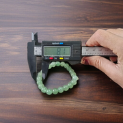 Natural Green Aventurine Bracelet with 8mm beads, stretchable unisex design — handcrafted Margaj stone bracelet by MALAWALA for healing, meditation, and positive energy