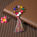 Natural Navratan Finger Mala 9+1 Beads, Handcrafted Multi-Stone 8mm Beads, Lab Certified