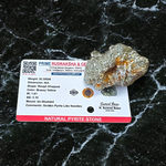 Natural Pyrite Stone Original Certified Crystal Cluster for Wealth, Vastu, Healing & Protection – Raw Pyrite Stone for Manifestation, Money Magnet Gemstone | MALAWALA