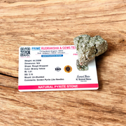 Natural Pyrite Stone Original Certified Crystal Cluster for Wealth, Vastu, Healing & Protection – Raw Pyrite Stone for Manifestation, Money Magnet Gemstone | MALAWALA