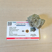 Natural Pyrite Stone Original Certified Crystal Cluster for Wealth, Vastu, Healing & Protection – Raw Pyrite Stone for Manifestation, Money Magnet Gemstone | MALAWALA