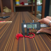 Natural Red Coral Finger Mala 9+1 Beads, Handcrafted Lal Moonga Mala 8-9mm, Lab Certified