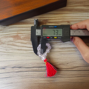 Natural Rock Crystal (Sphatik) Finger Mala with 9+1 transparent beads of 7–8mm, ideal for meditation, chanting, and healing for men and women