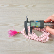 Natural Rose Quartz Mala with 8mm pink gemstone beads for meditation and healing