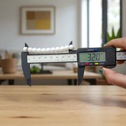 Natural White Agate Bracelet with 8mm polished round beads on stretchable thread, displayed on a white background