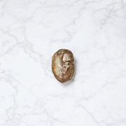 Natural unstudded Chandra Mani gemstone – lab certified moonstone ideal for meditation and spiritual rituals