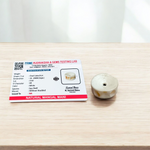 Natural unstudded Mangal Mani gemstone – lab certified red coral for success, energy, and recognition