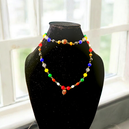 Navratan Mala Natural Stone Beads Lab Certified Malawala