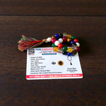 Navratan/Navgrah Mala with 108+1 Beads (8mm) – Lab Certified Nine Gemstones for Astrology, Meditation & Daily Wear