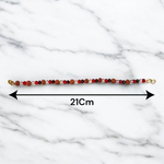 Nazar Battu Bracelet with Red, White, and Black Crystals for Unisex Wear – Protection from evil eye and negative energies