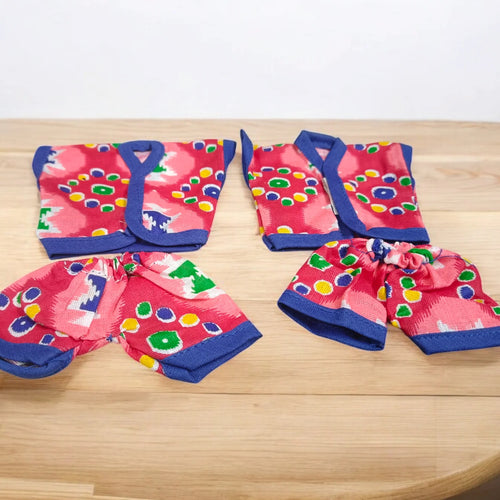 Night Suits For Laddu Gopal Ji | Soft Cotton Suits | Kanha Ji, Bal Gopal Pack of 3 Night Suit – Malawala