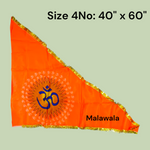 Om Flag | Aum Jhanda | Orange Flag with Om Symbol | Bhagwa Jhanda – Malawala