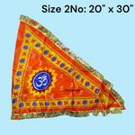 Om Jhanda | Aum Flag | Orange Flag with Om Symbol | Shiv Ji Ka Jhanda – Malawala