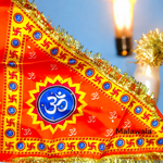 Om Jhanda | Aum Flag | Orange Flag with Om Symbol | Shiv Ji Ka Jhanda – Malawala