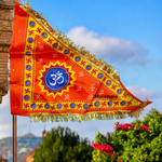 Om Jhanda | Aum Flag | Orange Flag with Om Symbol | Shiv Ji Ka Jhanda – Malawala