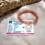 Original Hessonite Garnet Mala - 8mm Gomed Mala for Success and Getting Rid of Enemies – Lab Certified – Malawala