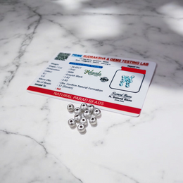 Original Parad Beads – Set of 11(5mm) – Natural Mercury Beads for Spiritual Use with Lab Certificate – Malawala