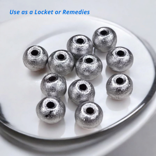 Original Parad Beads – Set of 11(5mm) – Natural Mercury Beads for Spiritual Use with Lab Certificate – Malawala