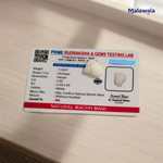 Original White Machhmani Lab Certified – Natural White Machhmani Without Pendant - Malawala