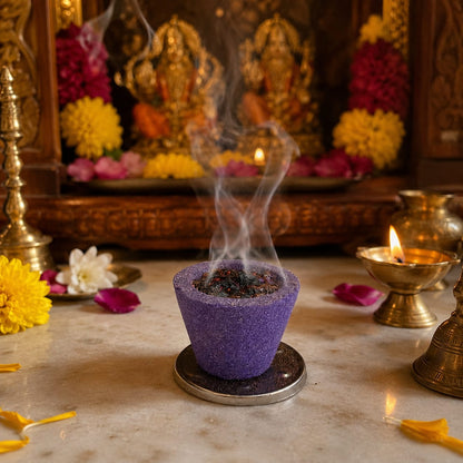 Panchamrut Sambrani Colorful Dhoop Cups Premium Fragrant Dhoop Cups for Daily Puja Meditation Spiritual Home Temple Air Purifying Incense by Malawala