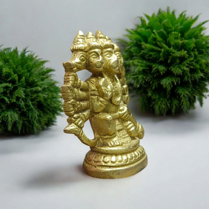 Panchmukhi Hanuman Ji Idol in Brass | Panchmukhi Bajrang Bali Murti | Hanuman Ji Brass Statue | Malawala