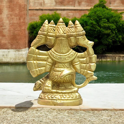 Panchmukhi Hanuman Ji Idol in Brass | Panchmukhi Bajrang Bali Murti | Hanuman Ji Brass Statue | Malawala