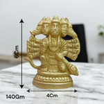 Panchmukhi Hanuman Ji Idol in Brass | Panchmukhi Bajrang Bali Murti | Hanuman Ji Brass Statue | Malawala