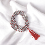 Parad Mala - Natural Mercury Beads for Spiritual Strength & Purification with Lab Certificate - Malawala