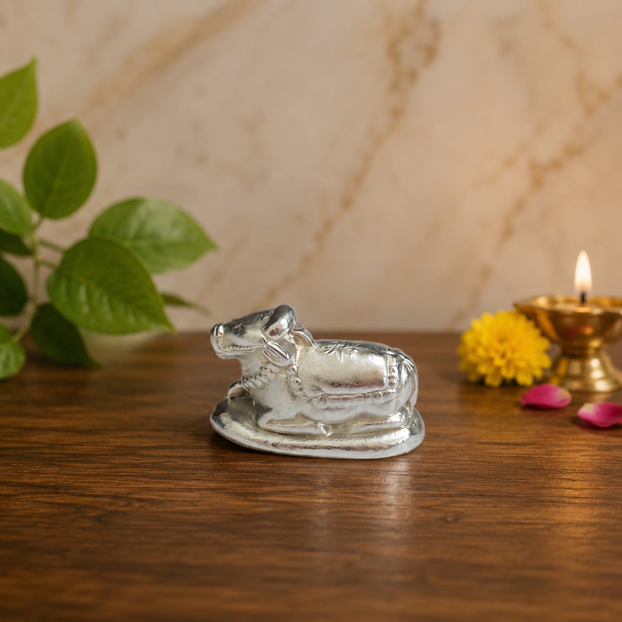 Parad Nandi Ji for Shivling 102GM | 100% Genuine Lab Certified Divine Idol