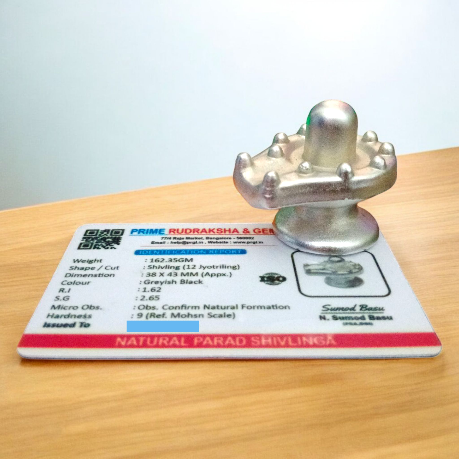Parad Shivling – Original Mercury Shivling | 1" to 1.7" (63gm to 285gm) | Lab Certified for Puja & Energy Balance – Malawala