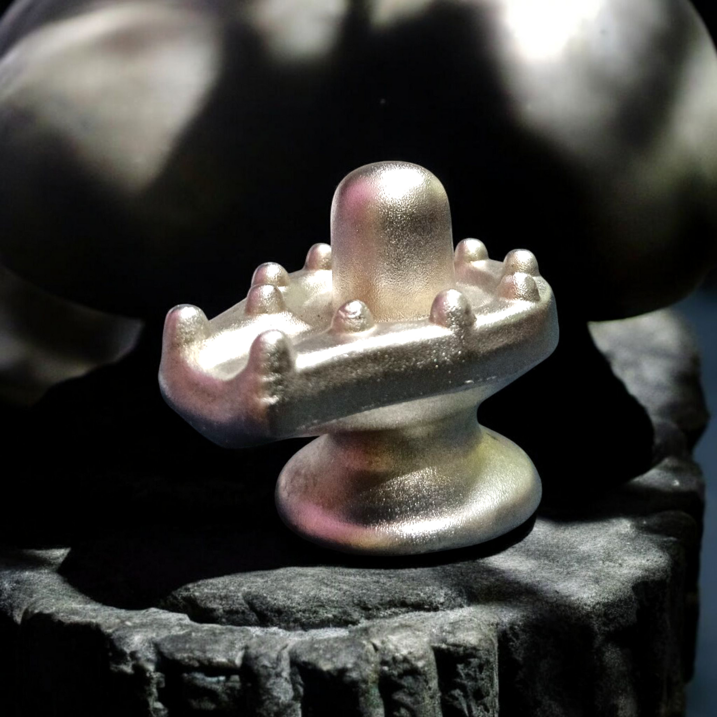 Parad Shivling – Original Mercury Shivling | 1" to 1.7" (63gm to 285gm) | Lab Certified for Puja & Energy Balance – Malawala