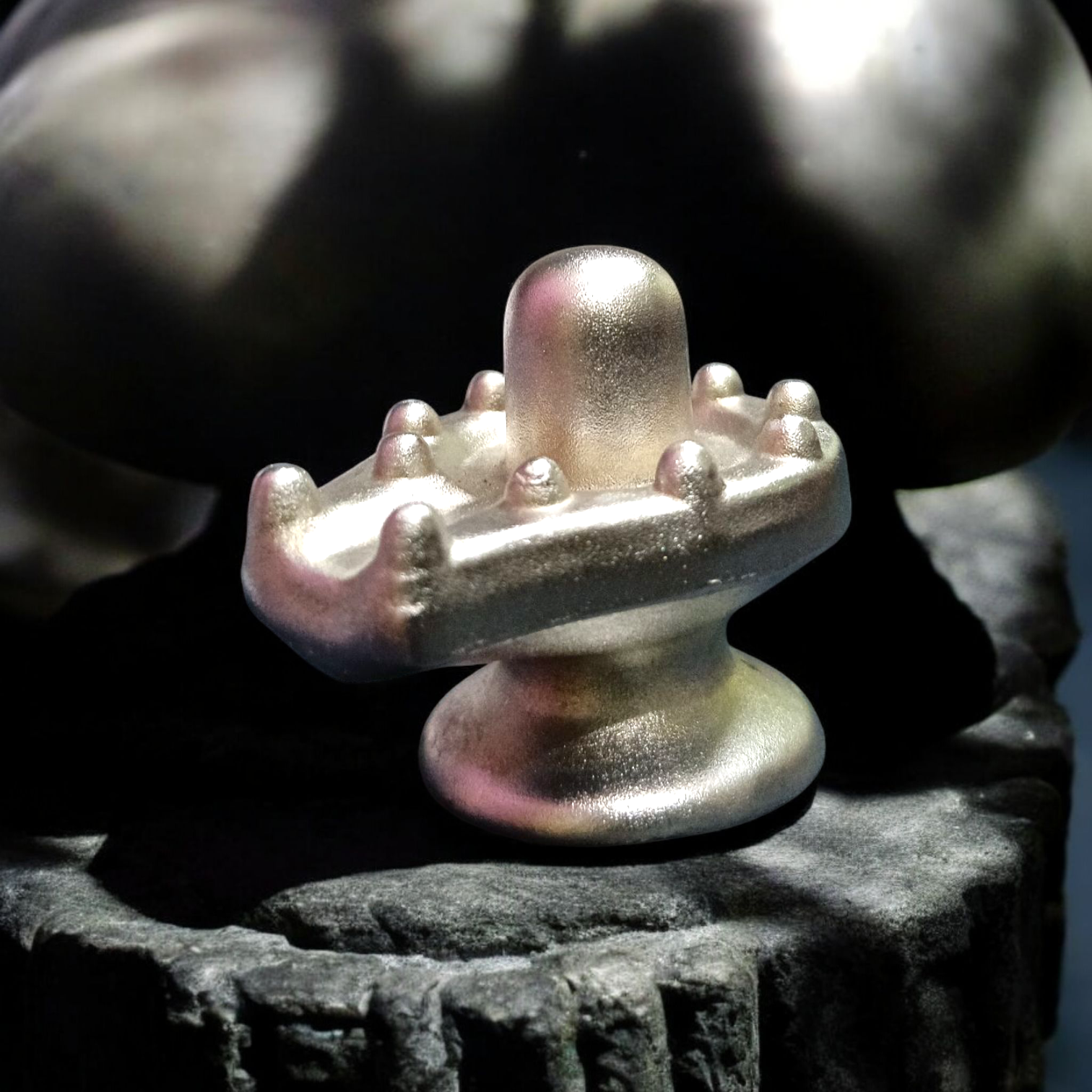 Parad Shivling – Original Mercury Shivling | 1" to 1.7" (63gm to 285gm) | Lab Certified for Puja & Energy Balance – Malawala