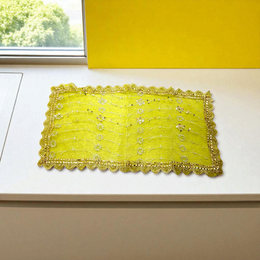 Peeli Chuniri 17X8 | Yellow Chunni for Mata Baglamukhi – Malawala