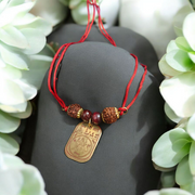 Sidh Durga Kawach Pendant - Maa Durga Beesa Yantra for Protection & Blessings - Malawala