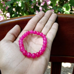 Pink Hakik Bracelet - Natural Pink Agate for Calmness & Emotional Healing with Lab Certificate - Malawala
