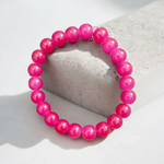 Pink Hakik Bracelet - Natural Pink Agate for Calmness & Emotional Healing with Lab Certificate - Malawala