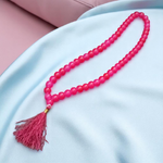 Pink Hakik Mala - Natural Pink Agate for Calmness & Emotional Healing with Lab Certificate - Malawala